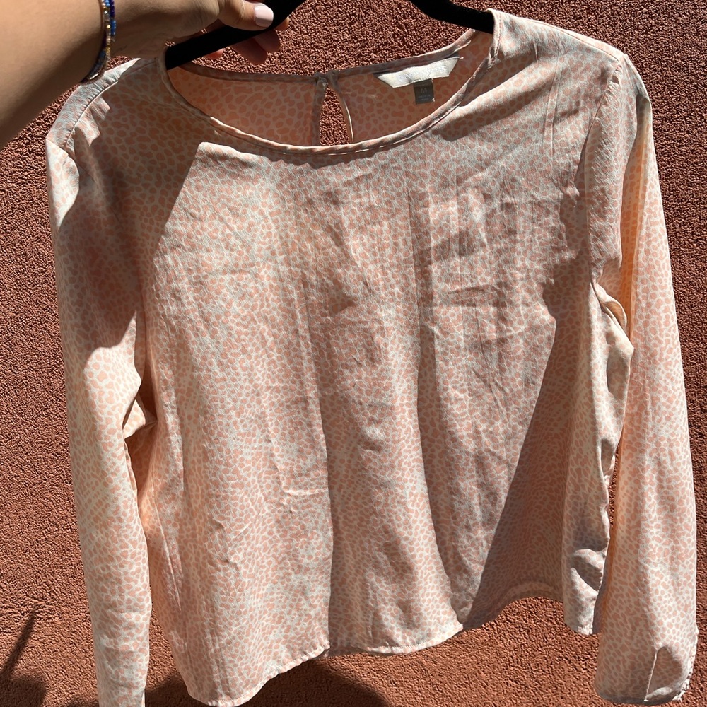 Banana Republic Printed Crop Shirt